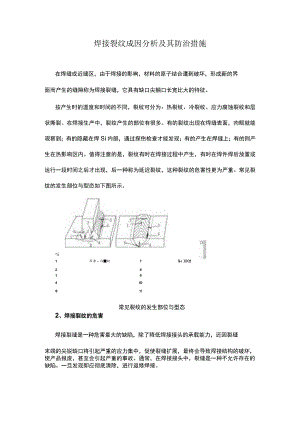 焊接裂纹成因分析及其防治措施.docx