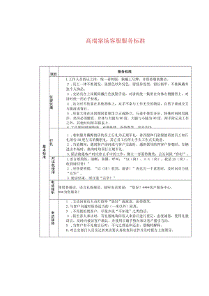 高端案场客服服务标准.docx