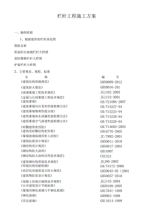 空间工业标准厂房项目一标段栏杆工程施工方案.docx