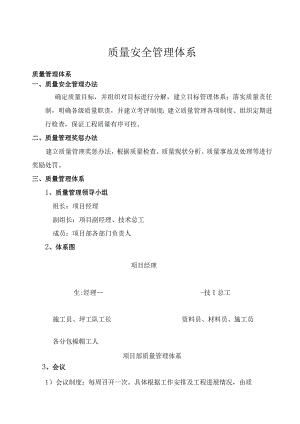 项目工程质量安全管理体系.docx