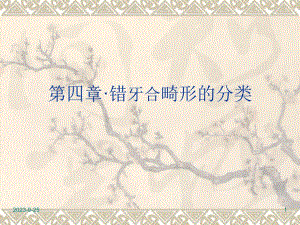 错牙合畸形的分类.ppt