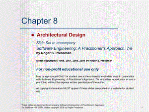 软件工程实践者的研究方法chapter08.ppt