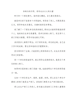 体制内的升职领导也会以大局为重.docx