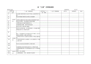 反三违日常检查记录.docx