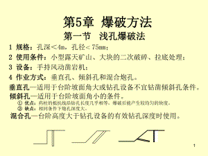 露天矿线路工程第5章爆破方法.ppt