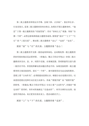 党员第二批主题教育读书班发言稿5篇优选.docx