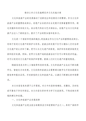 推动公共文化设施建设多元化实施方案.docx