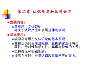 马克思主义基本原理概论PPT课件第二章认识世界和改造世界.ppt