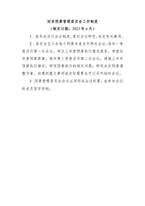 财务预算管理委员会工作制度.docx