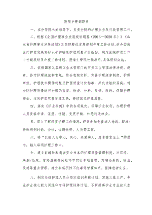 医院护理部职责.docx