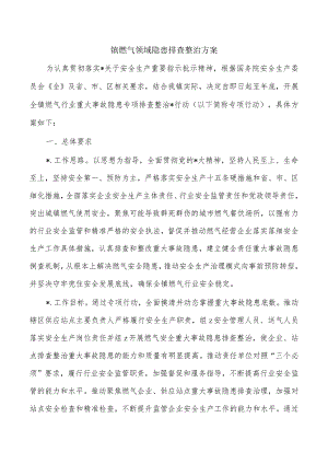 镇燃气领域隐患排查整治方案.docx