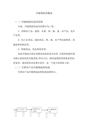 冷链物流的概述.docx
