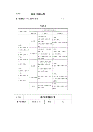车床保养标准.docx