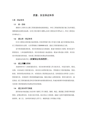 质量、安全保证体系.docx