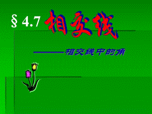 4.7.2相交线中的角课件.ppt