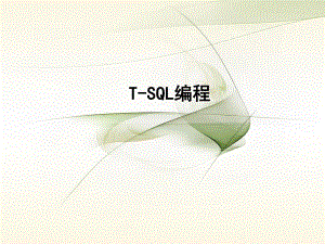 TSQL编程.ppt