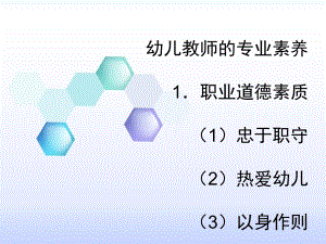 幼儿教师的专业素养.ppt