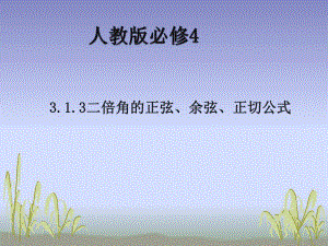 3.1.3二倍角的正弦余弦正切公式.ppt