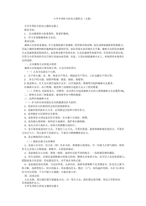 小学冬季防火防电主题班会（五篇）.docx
