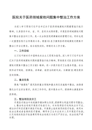 最新版医药领域腐败问题集中整治的自查自纠报告多篇合集.docx