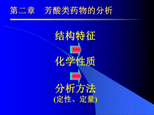 药物分析第二章芳酸类药物的分析530.ppt