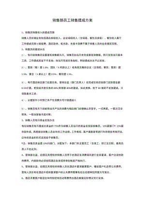销售部员工销售提成方案.docx