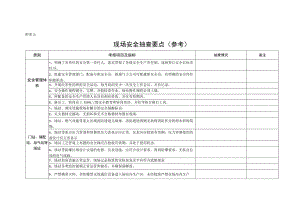 燃气有限公司现场安全抽查要点（参考）.docx
