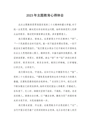 街道干部2023年主题教育心得体会.docx