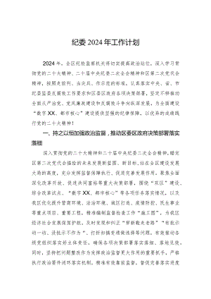 纪委2024年工作计划.docx