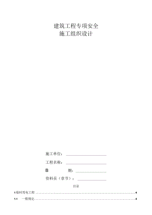 建筑工程专项安全施工组织设计.docx