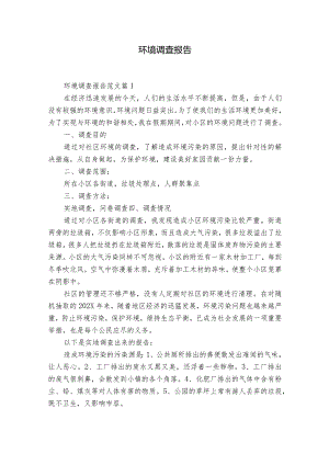 环境调查报告.docx