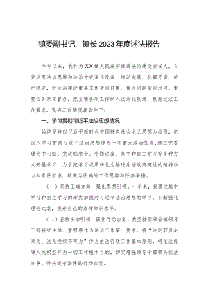 2023年街道党工委书记述法报告三篇.docx