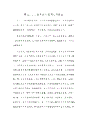 研读二〇二四年新年贺词心得体会.docx