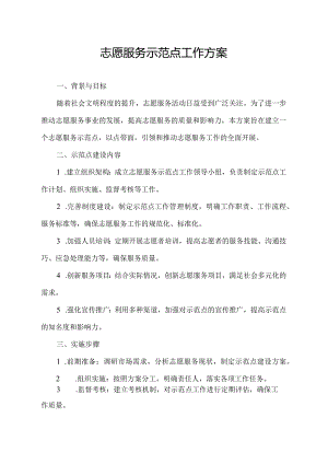 志愿服务示范点工作方案.docx