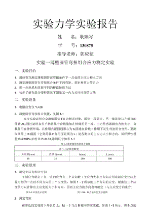实验力学实验报告.docx