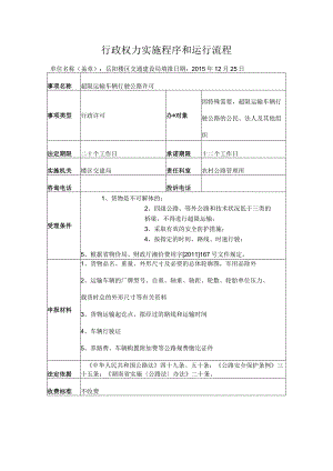 行政权力实施程序和运行流程.docx