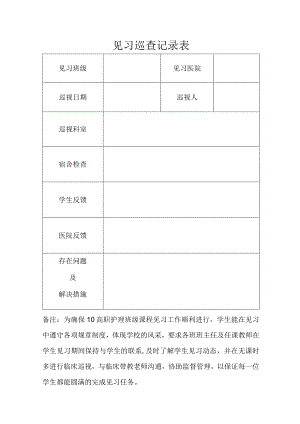 见习巡查记录表.docx