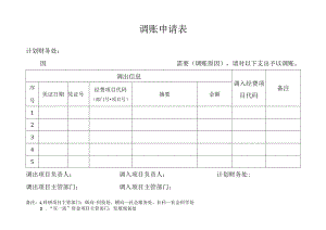 调账申请表.docx