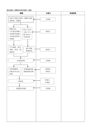转正定级初聘专业技术职务流程.docx