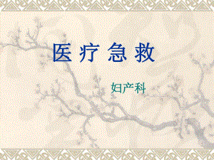 妇产科医疗急救.ppt