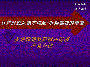 多烯酰磷脂胆碱注射液.ppt