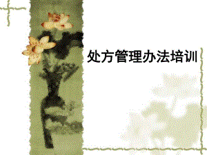处方管理办法与点评.ppt