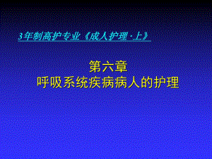 呼吸系统疾病病人护理指南.ppt