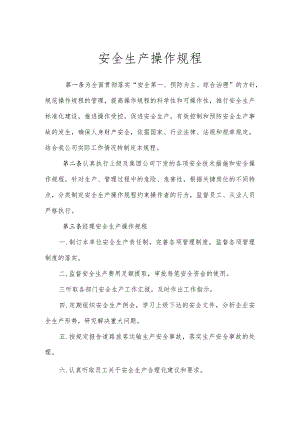 安全生产操作规程.docx