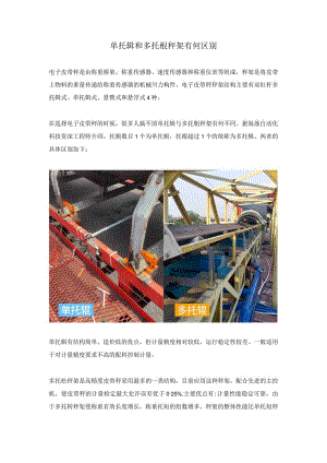 单托辊和多托辊秤架有何区别.docx