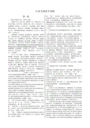 古诗文阅读专项突破练.docx