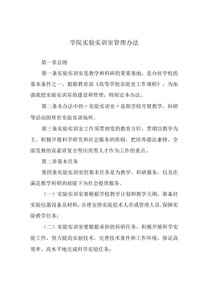 学院实验实训室管理办法.docx