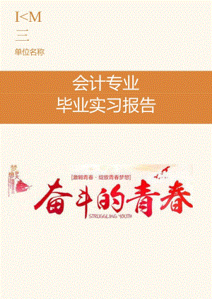 会计专业毕业实习报告.docx