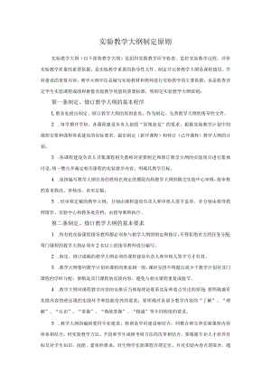 实验教学大纲制定原则.docx