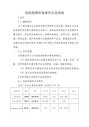 危险废物应急预案.docx